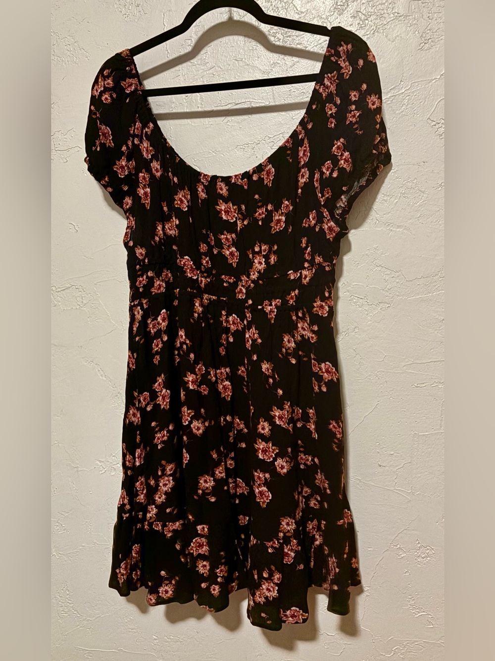 🌸 Jessica Simpson Floral Off-the-Shoulder Dress | Size Large | Boho Cottagecore